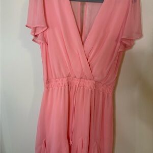 Mi Ami Pink Mini Dress